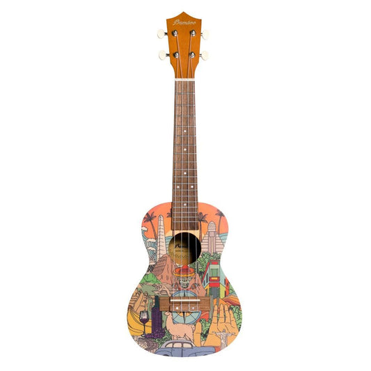 Bamboo New Generation Culture Line Series Concert Ukulele with Gig Bag