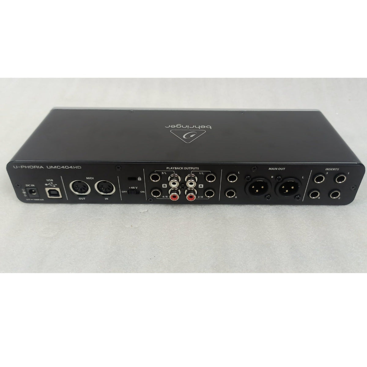 Behringer U-PHORIA UMC 404HD 24-Bit USB Audio Midi Interface - Open Box