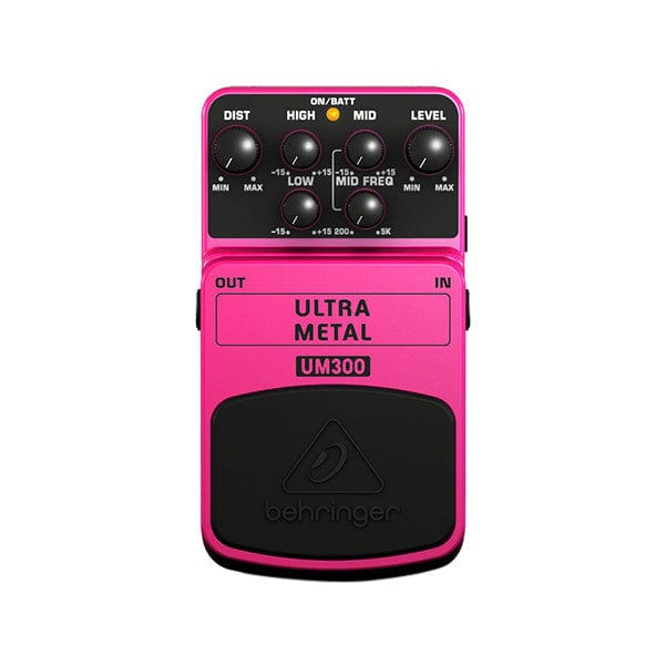 Behringer UM300 Ultra Metal Distortion Guitar Effects Pedal - Open Box