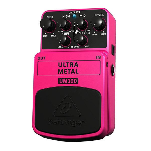 Behringer UM300 Ultra Metal Distortion Guitar Effects Pedal - Open Box