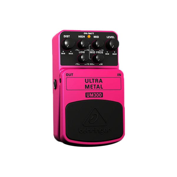 Behringer UM300 Ultra Metal Distortion Guitar Effects Pedal - Open Box
