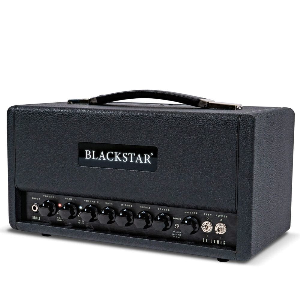 Blackstar St. James 50 6L6H 50 Watts Guitar Amplifier Head - Black