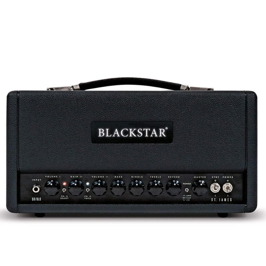 Blackstar St. James 50 6L6H 50 Watts Guitar Amplifier Head - Black