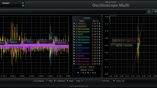 Blue Cat OsciloscopeMulti Oscilloscope – Professional Audio Software & Plugin