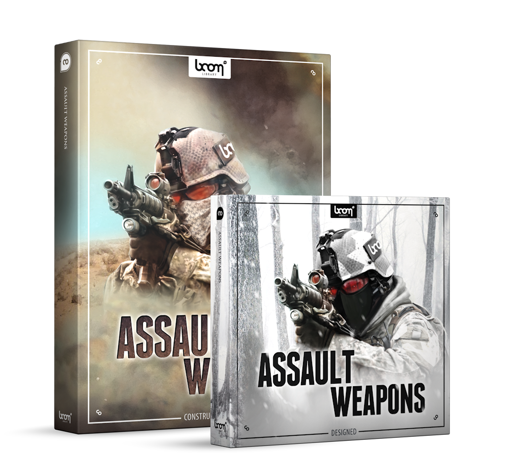 BOOM Assault Weapons Bundle Realistic Gun Sound Effects Library – Professional Audio Software & Plugin