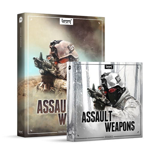 BOOM Assault Weapons Bundle Realistic Gun Sound Effects Library – Professional Audio Software & Plugin