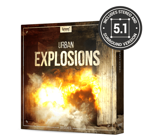 Boom Urban Explosion Sound Effects – Professional Audio Software & Plugin