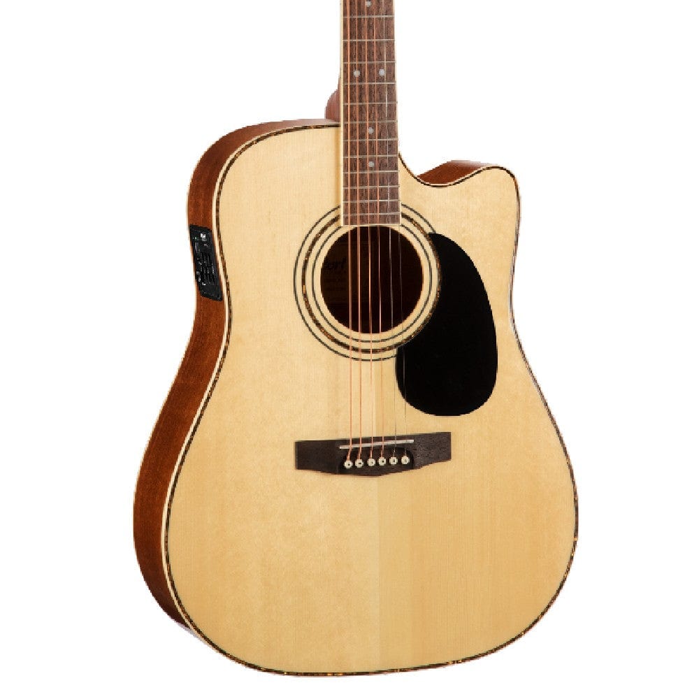 Cort AD880CE Cutaway Electro Acoustic Guitar with Gigbag, Strap, Polishing Cloth, Pick and Ebook