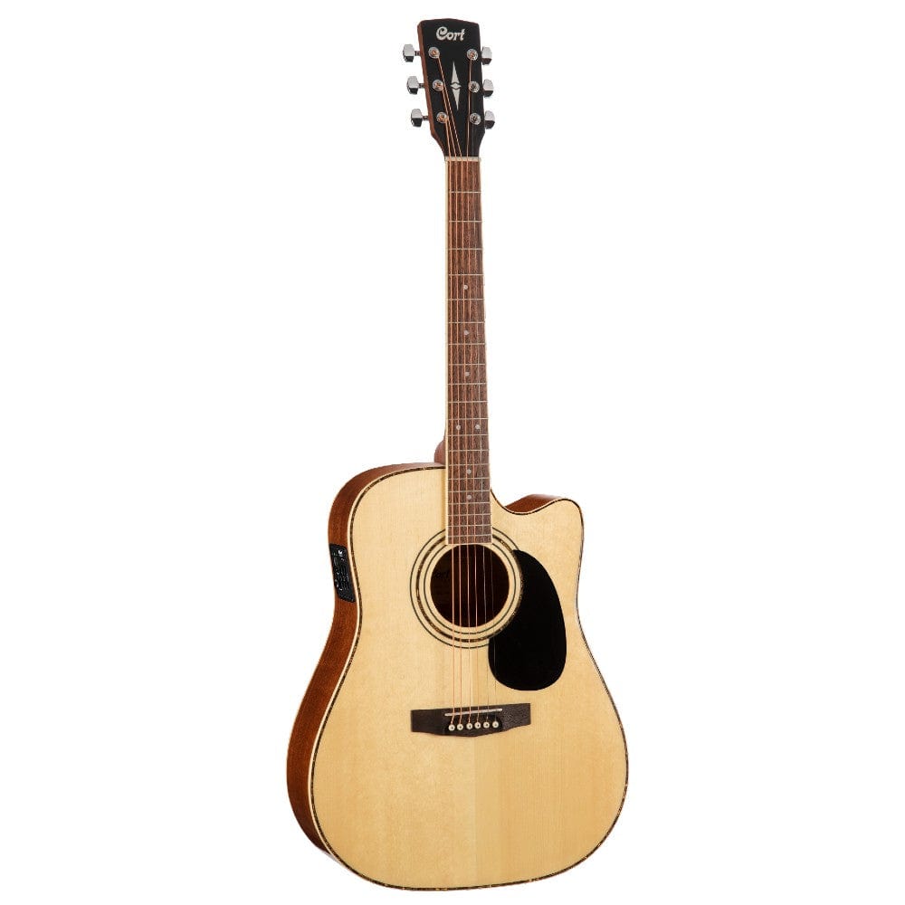 Cort AD880CE Cutaway Electro Acoustic Guitar with Gigbag, Strap, Polishing Cloth, Pick and Ebook