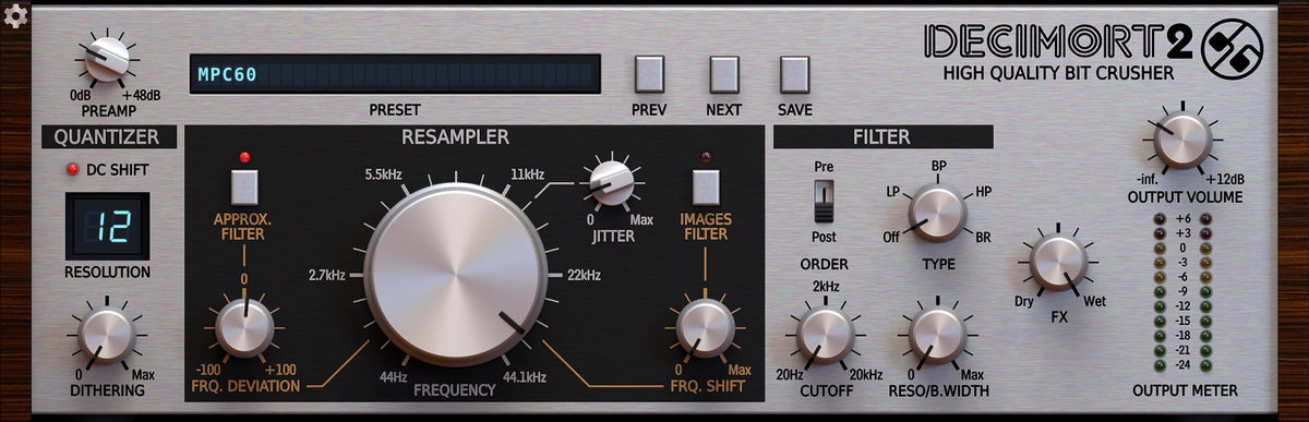 D16 Decimort 2 Bitcrusher – Professional Audio Software & Plugin