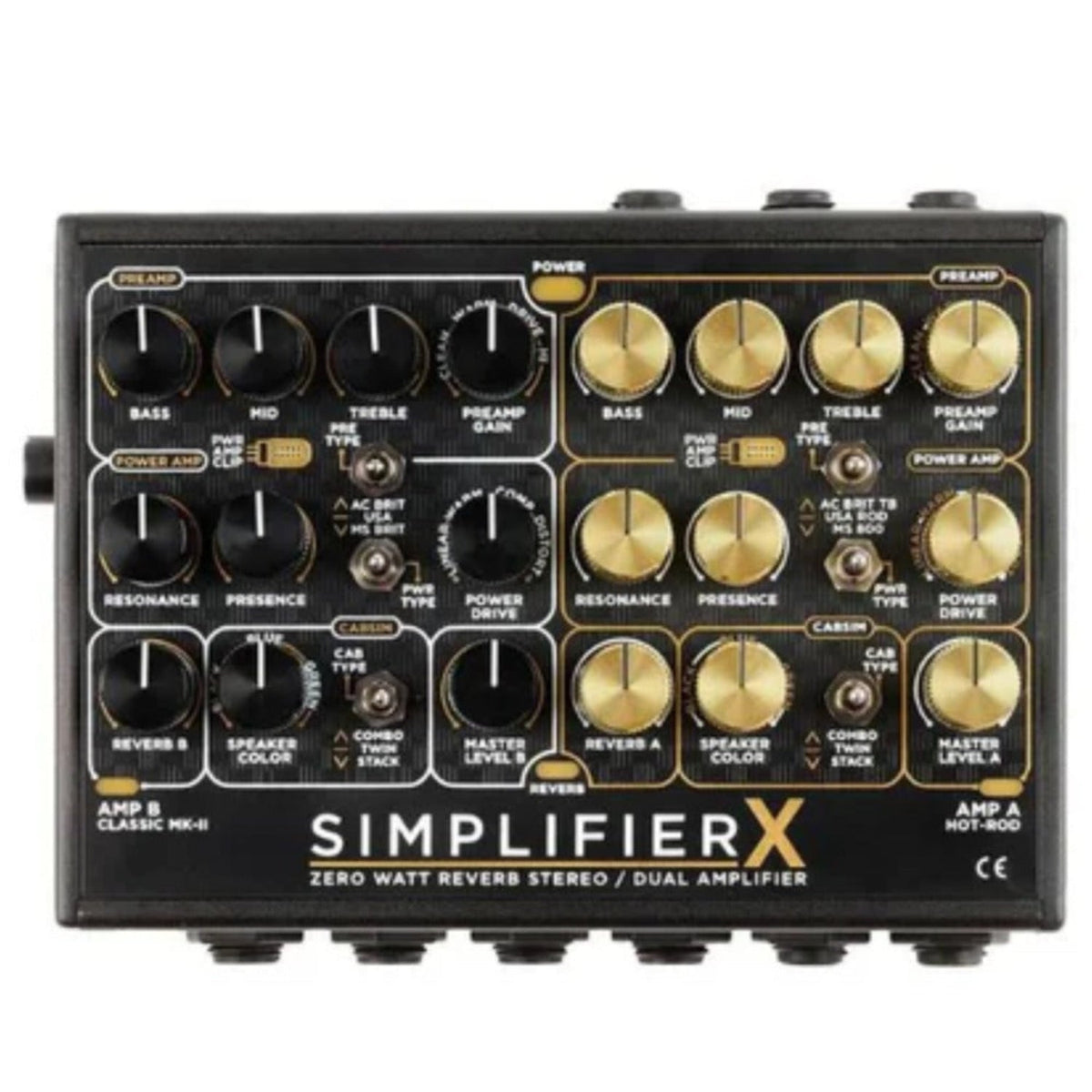 DSM & Humboldt Simplifier X Zero watt Reverb Stereo Dual Amplifier