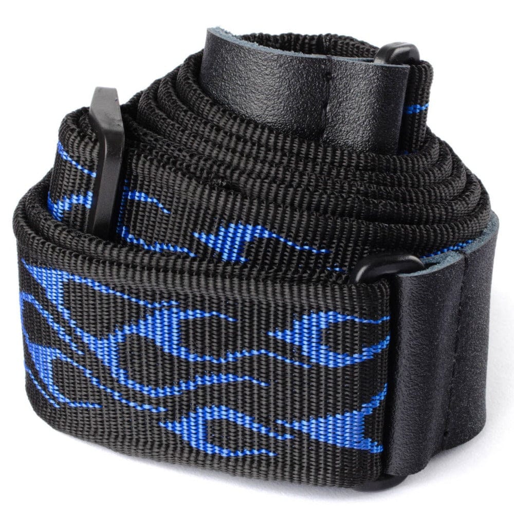 Dunlop D38-11BL Classic Flambe Guitar Strap - Blue