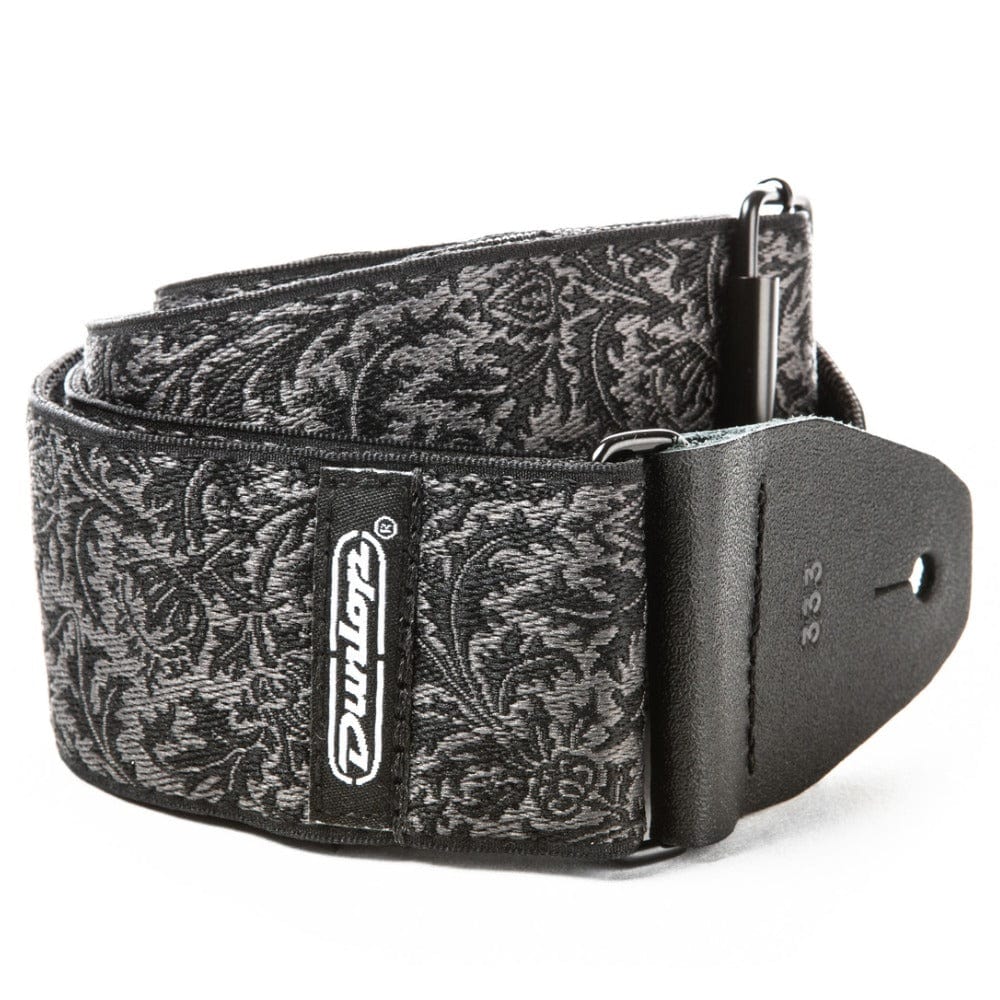 Dunlop D6714 Jacquard Woven Black Thistle Guitar Strap