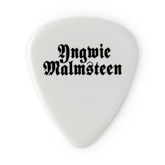Dunlop Yngwie Malmsteen Custom Delrin Guitar Picks - Pack of  6 - 1.5mm White