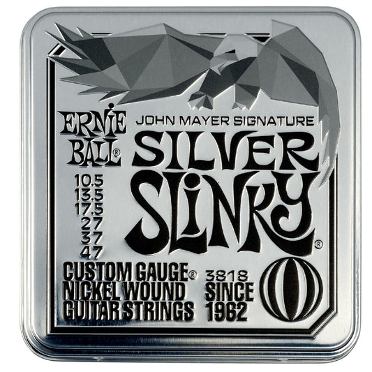 Ernie Ball 3818 John Mayer Silver Slinky Signature Electric Guitar Strings