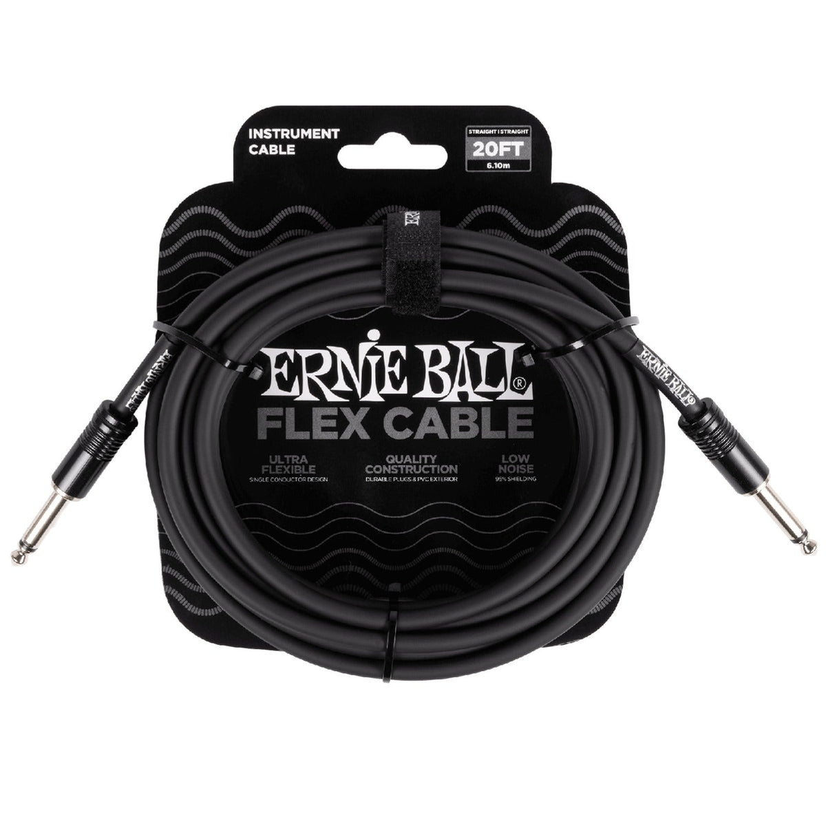 Ernie Ball Flex 10ft Straight/Straight Instrument Cable