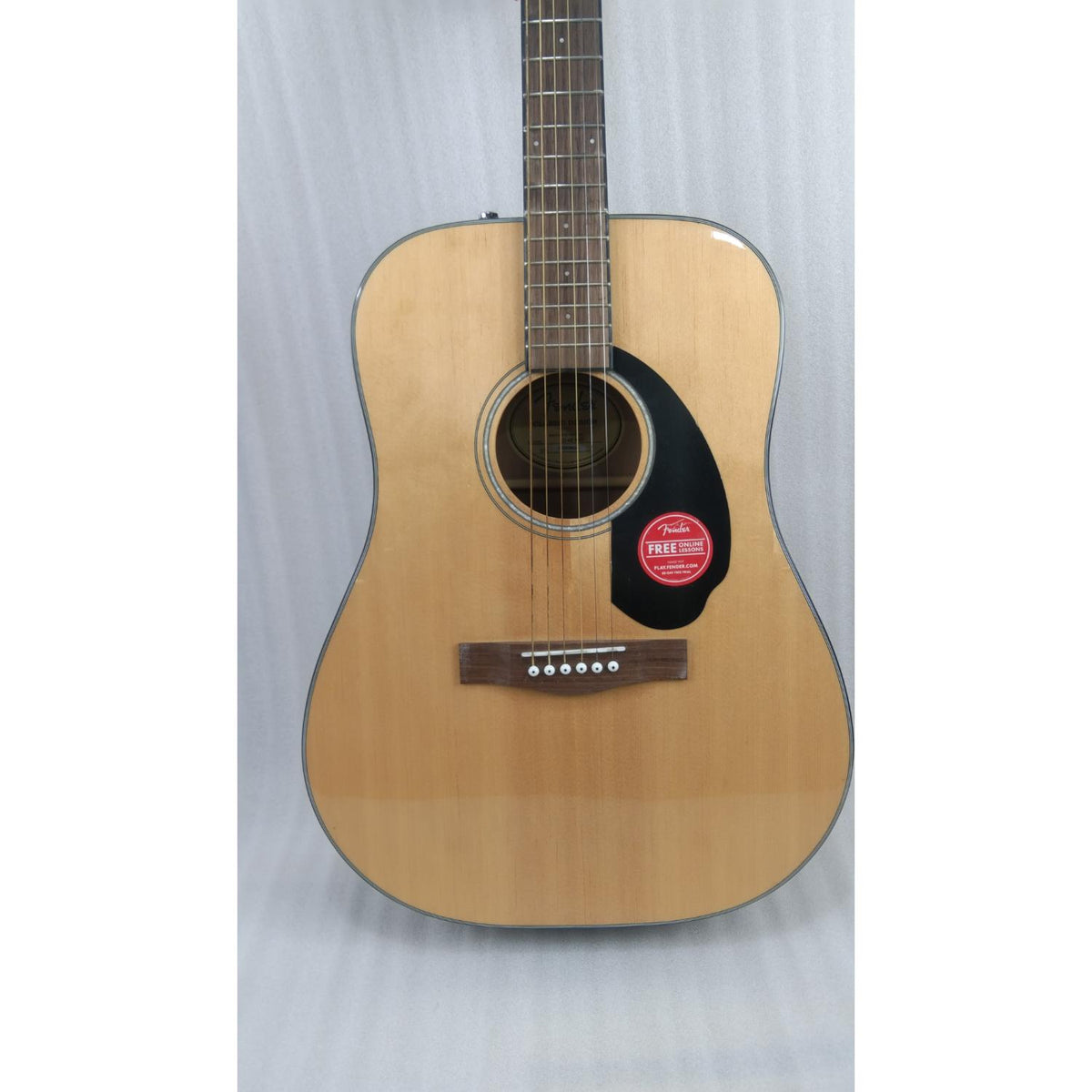 Fender CD 60 Dread V3 DS 6 String Acoustic Guitar with Dust Cover, Strap, Picks, Cloth & E-book - Open Box