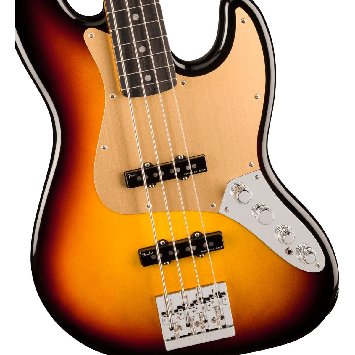 Fender American Ultra II Jazz 4 String Bass Guitar
