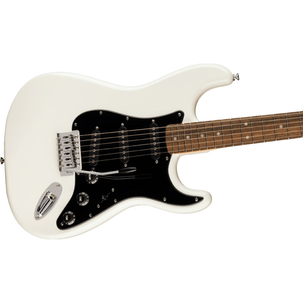 Fender Squier Sonic Stratocaster Electric Guitar with Guitar Amplifier, Gigbag,Polishing Cloth, Strap, Tuner, Pick, Cable and Ebook