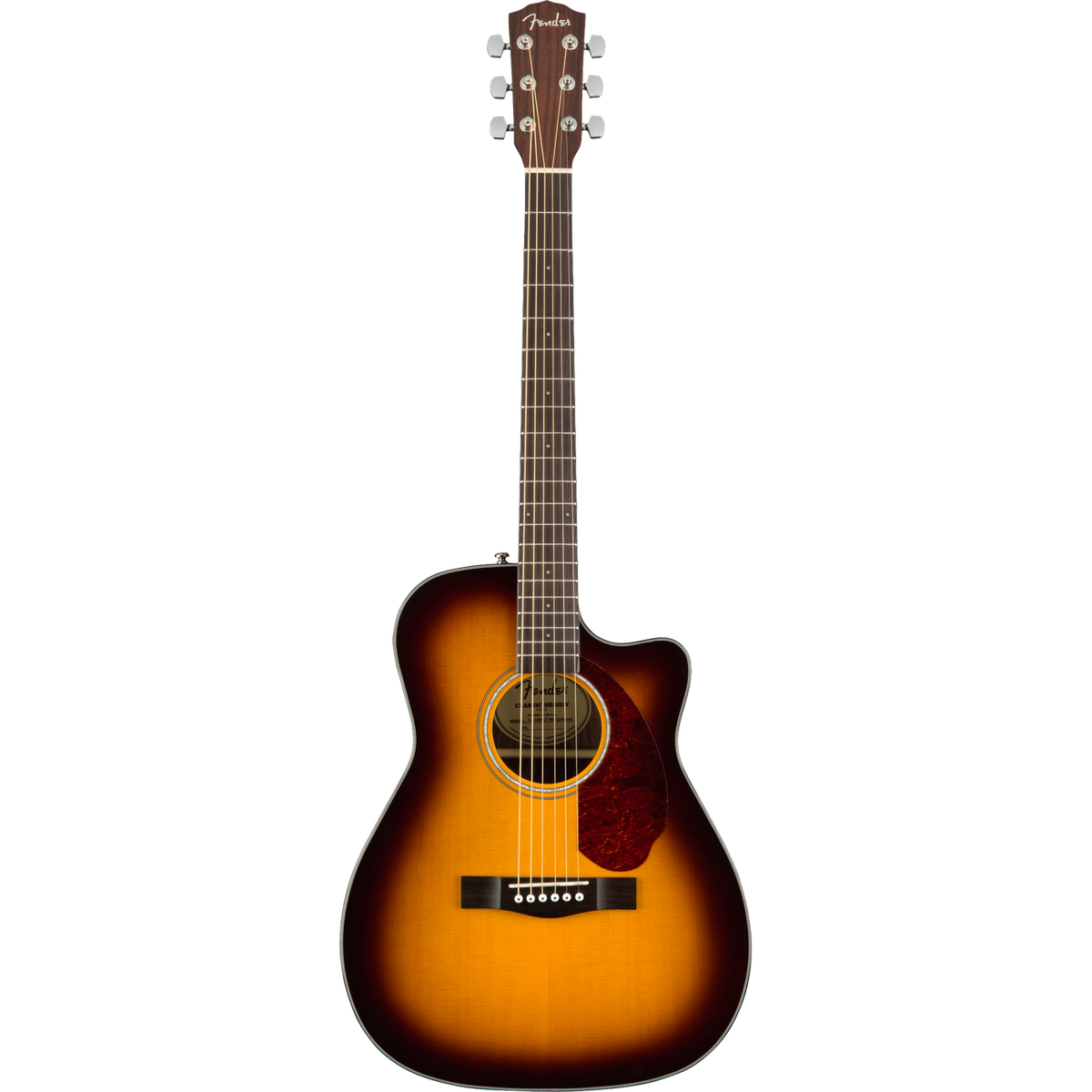 Fender CC-140SCE Concert Electro-Acoustic Guitar with Case