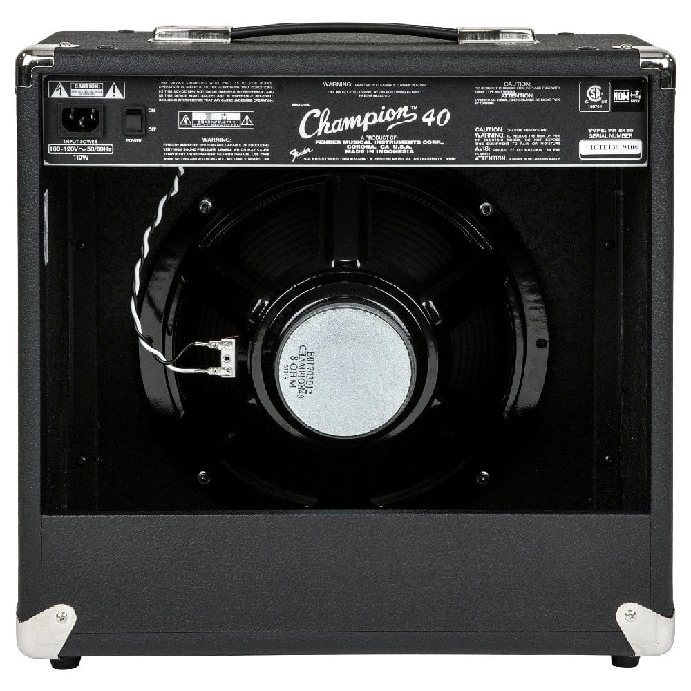 Fender Champion 40W Combo Guitar Amplifier - Open Box
