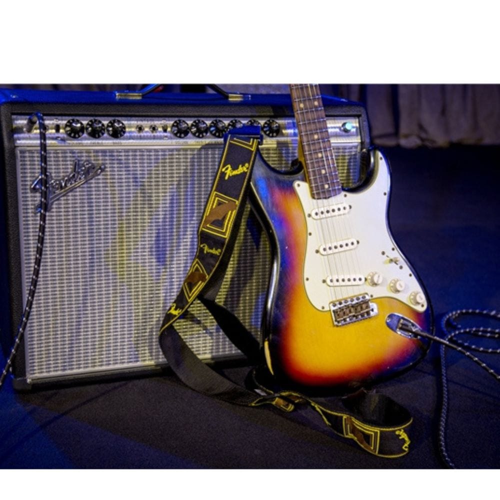 Fender Guitar Monogrammed Electric Guitar Strap