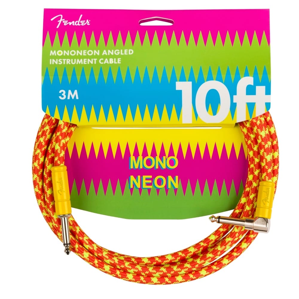 Fender MonoNeon 10' Angled Instrument Cable