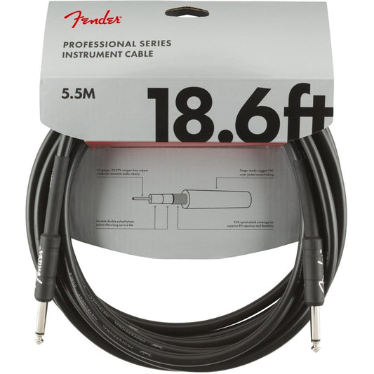 Fender Professional Series 18.6' Straight to Straight Instrument Cable