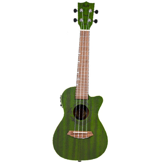 Flight DUC380 CEQ Coral Electric Concert Ukulele with Bag