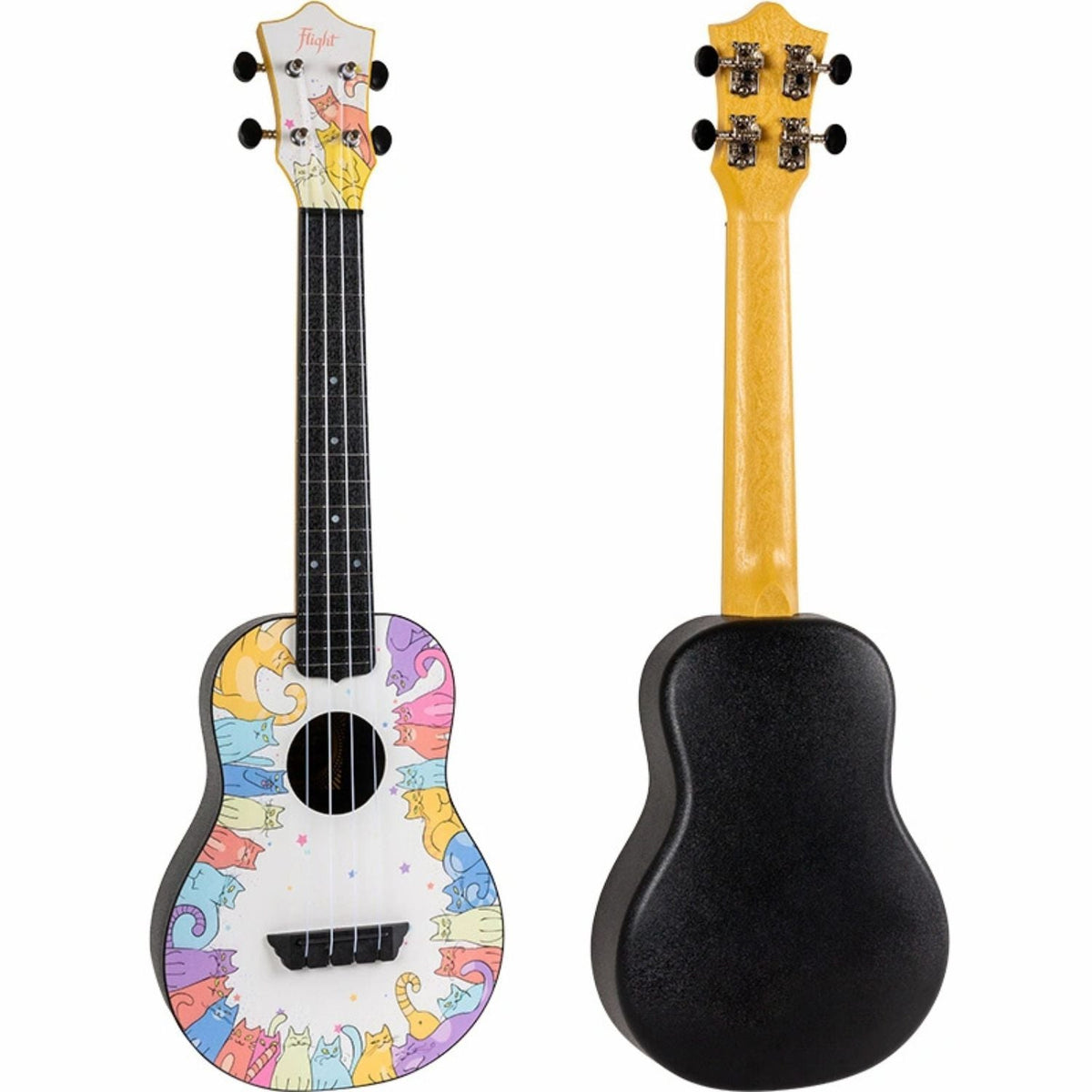 Flight Kitty TUC Travel Concert Ukulele with Bag
