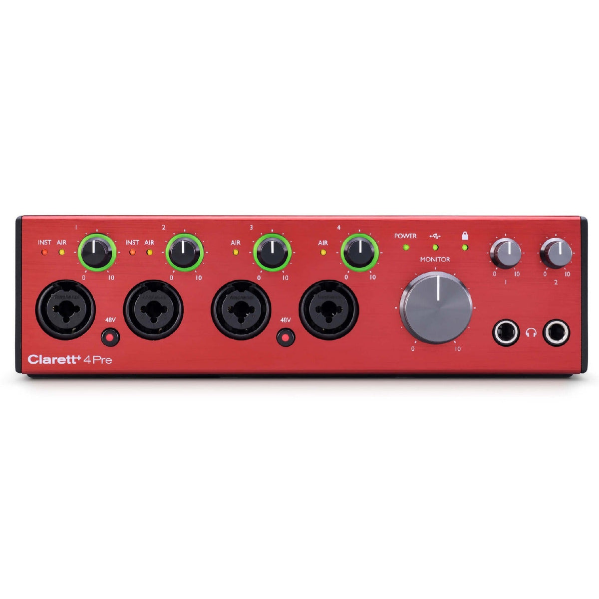 Focusrite Clarett Plus 4PRE 18 in 8out Audio Interface