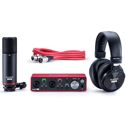 Focusrite Scarlett 2i2 Studio 3rd Gen USB Audio Interface and Recording Bundle