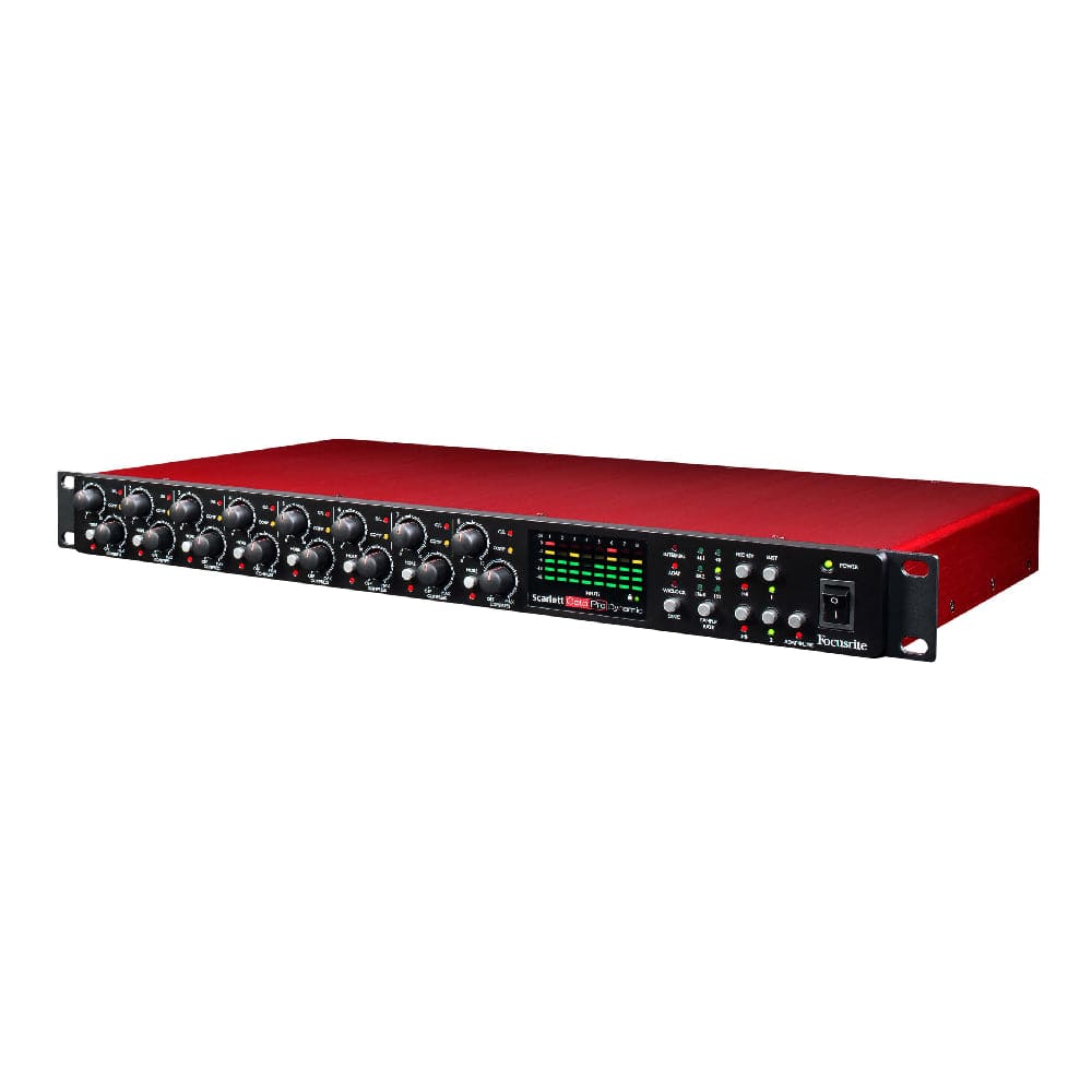 Focusrite Scarlett Octapre Dynamic Eight-Channel Microphone Preamp with ADAT Outputs