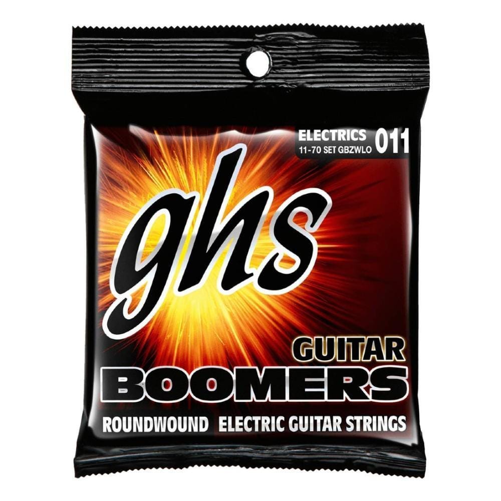 GHS Strings GBZWLO Boomers Custom Lo-Tune Electric Guitar Strings - Heavyweight - 11-70