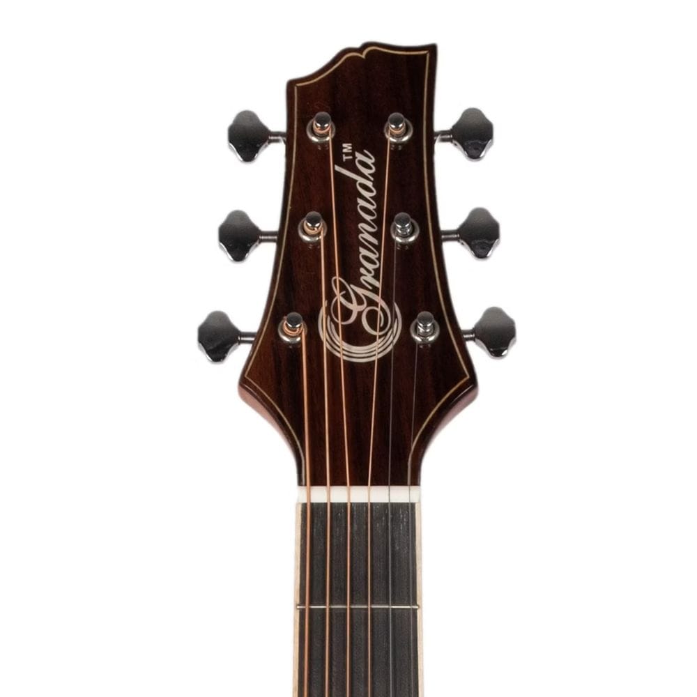 Granada GS345D-CEQ 6 String Electro Acoustic Guitar with Fishman Pickup - Natural Gloss