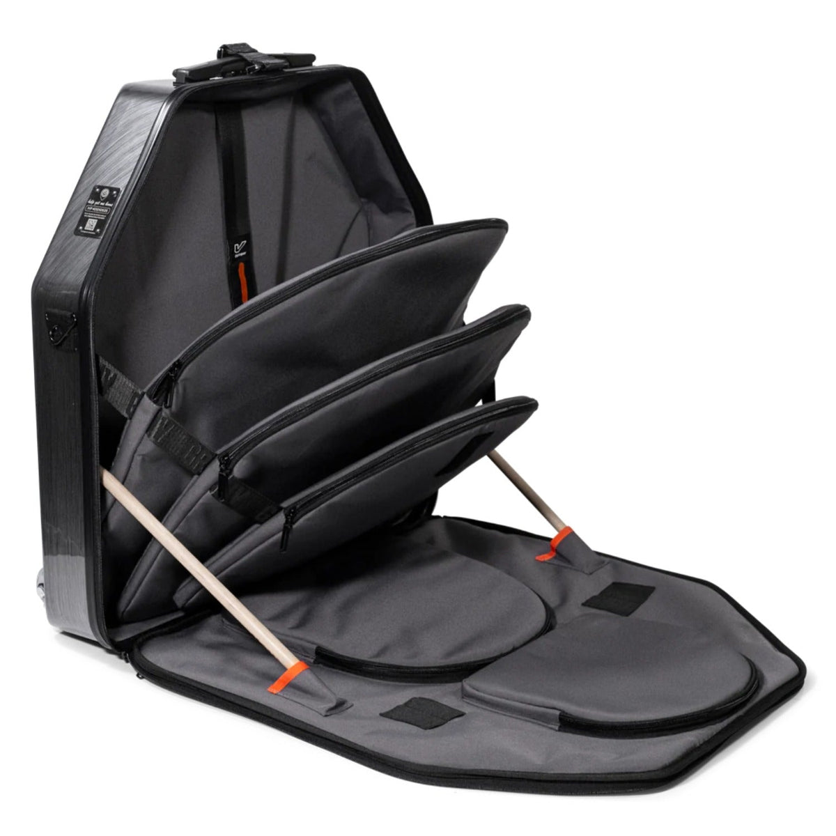 GruvGear GG-VCYM-BLK Veloc Cymbal Bag