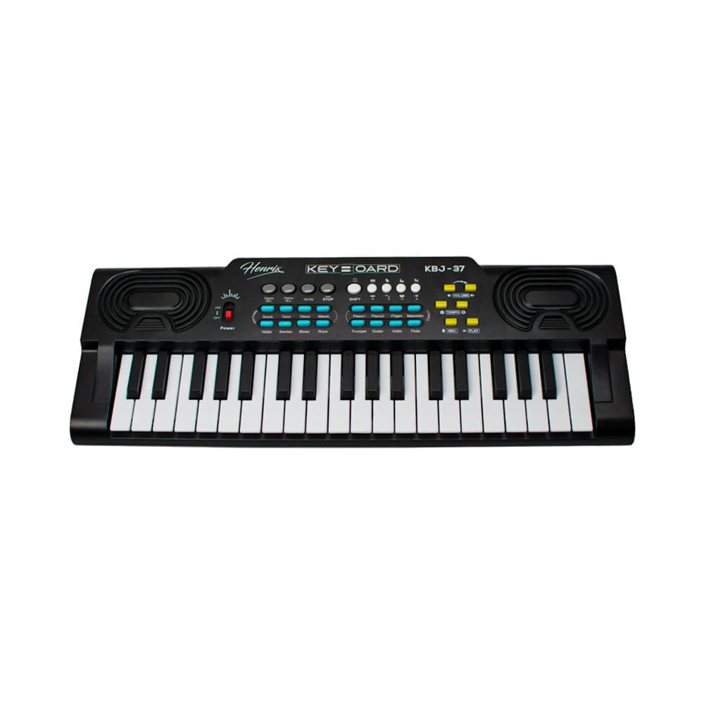 Henrix KBJ-37 37 Key Junior Keyboard with Microphone - Open Box