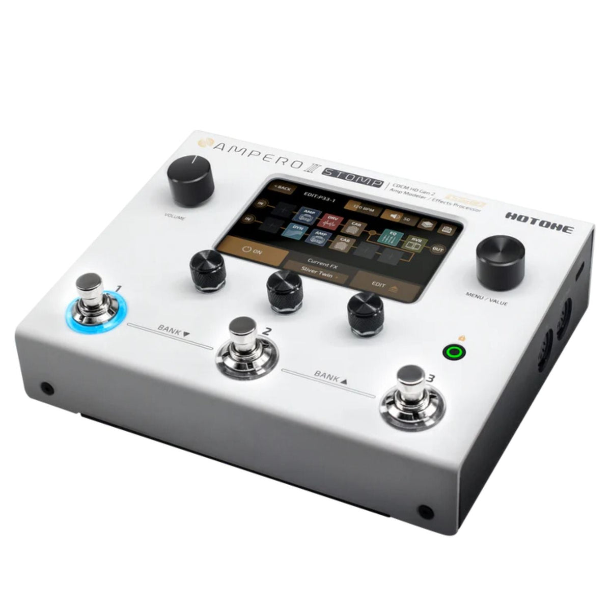 Hotone Ampero II Stomp 2-Generation Amp Modeler & Guitar Processor