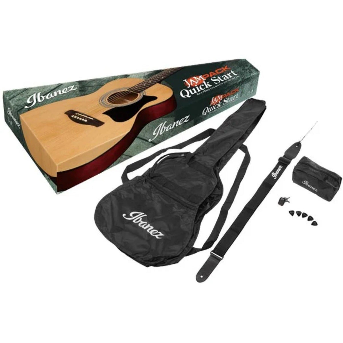 Ibanez VC50NJP 6 String Acoustic Guitar Pack