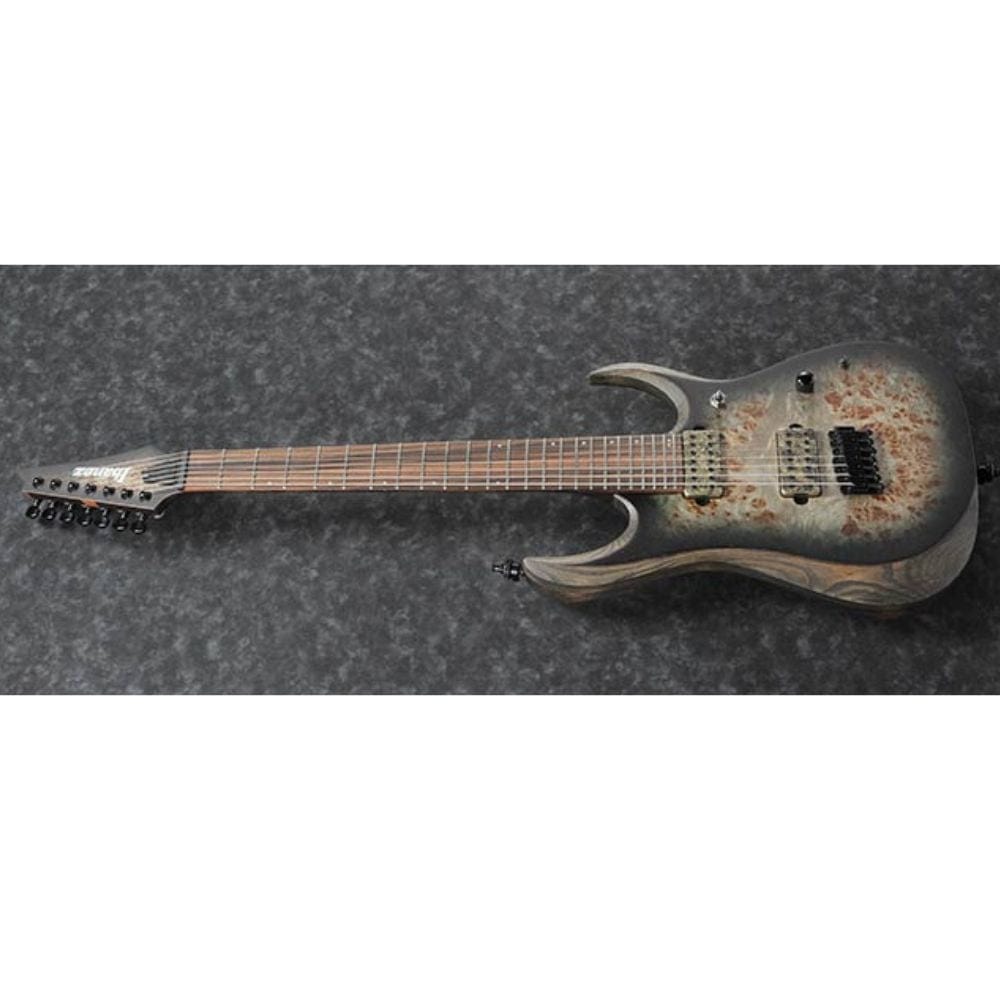 Ibanez RGD71ALPA-CKF RGD Series 7 String Electric Guitar -Charcoal Burst Black Stained Flat