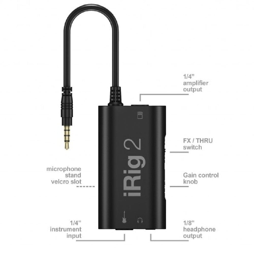 IK Multimedia iRig 2 Audio Interface - Open Box