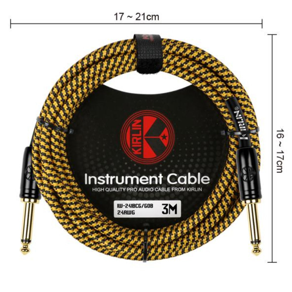 Kirlin IW-241BCG 3M Original Woven Instrument Cable