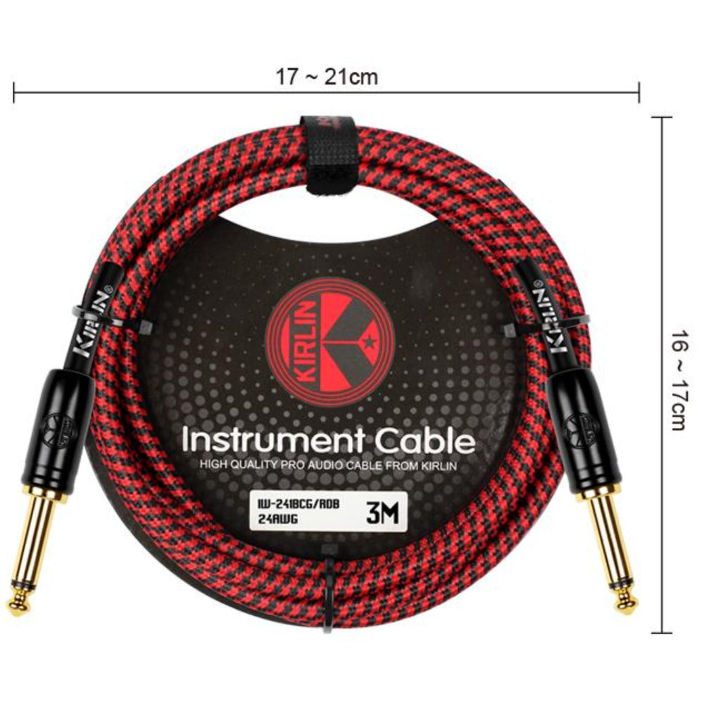 Kirlin IW-241BCG 3M Original Woven Instrument Cable