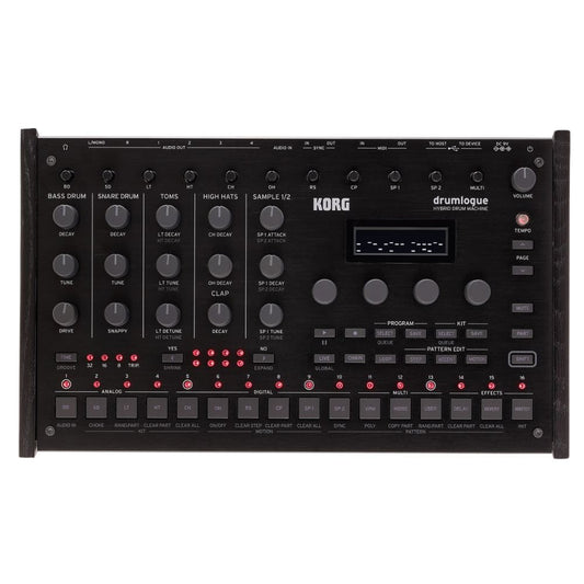 Korg Drumlogue Hybrid Analog / Digital Drum Machine Synthesizer with Built-In Effects