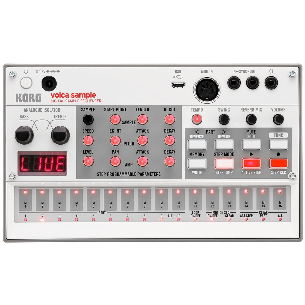 Korg Volca Sample - 2 Digital Sample Sequencer