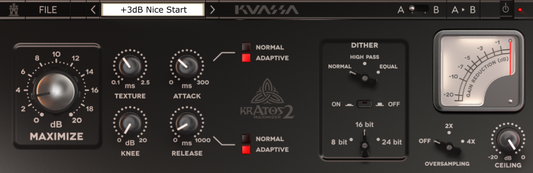 Kuassa Kratos 2 Maximizer Limiter – Professional Audio Software & Plugin