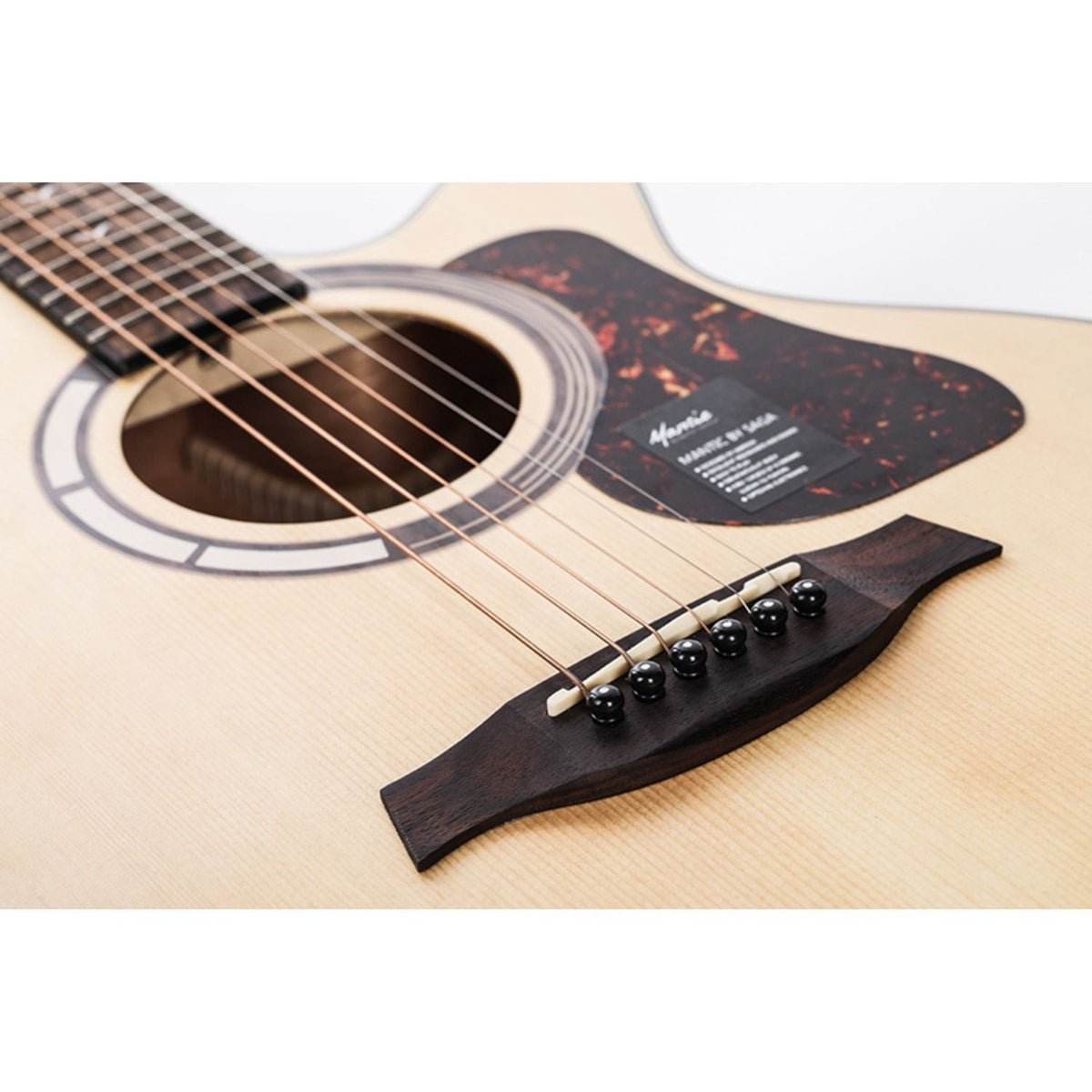 Mantic GT-1AC Auditorium Cutaway 6 String Acoustic Guitar
