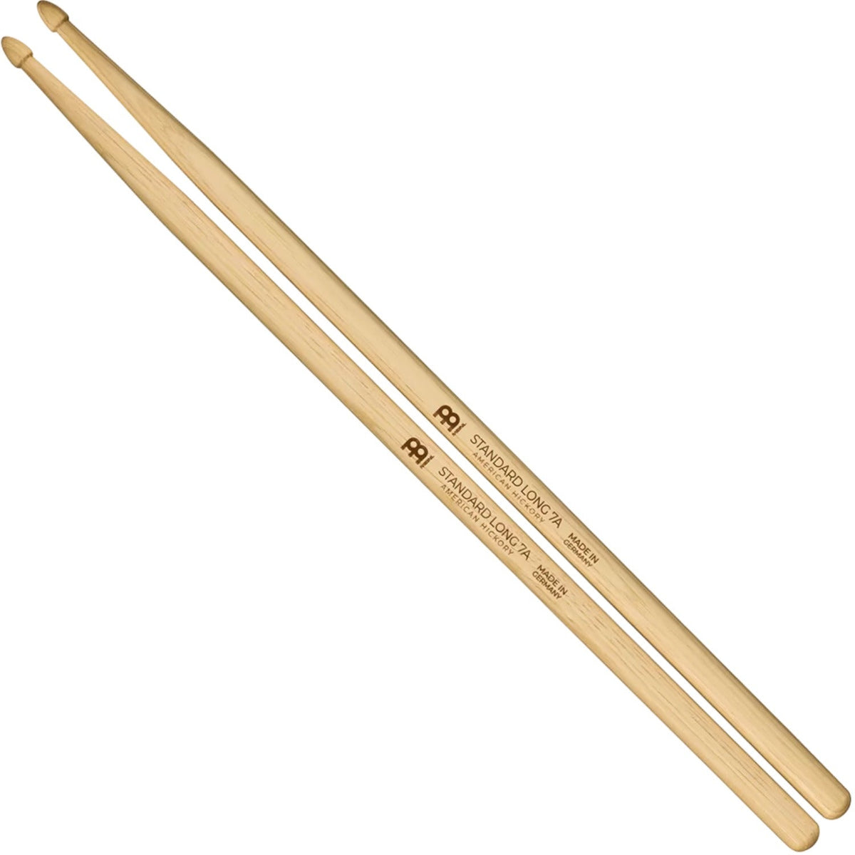 Meinl SB121 Hickory Standard Long Acorn Wood Tip Drumstick - 7A