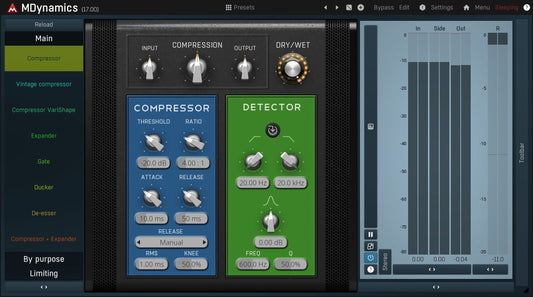 MELDA MDynamics Dynamics Processor – Professional Audio Software & Plugin