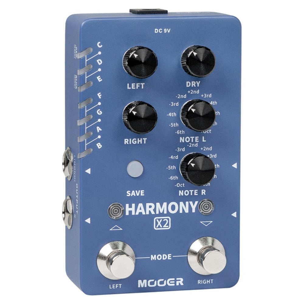 Mooer Harmony X2 Dual Footswitch Dual Channel Effect Pedal